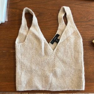 Gently Worn J.Crew Cashmere Bra Top XS